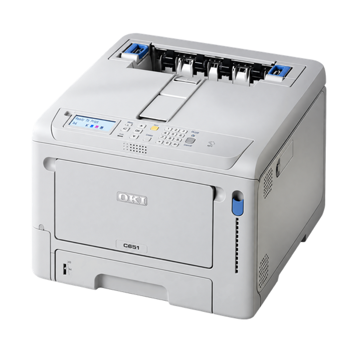 Oki C651dn A4 dup 35ppm, PCL/PS, eth, USB