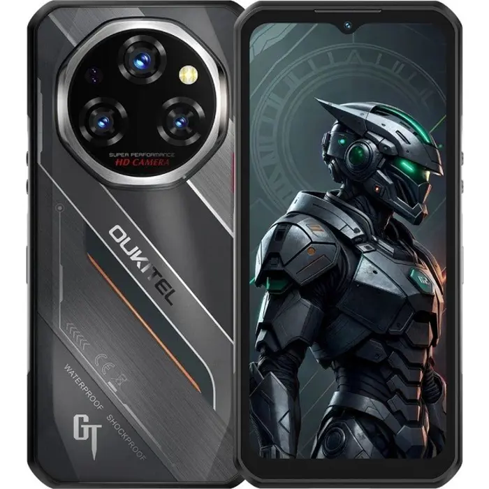 Oukitel WP62 6,58" Smartphone Dual SIM Android 15 5G USB Type-C 8 GB 256 GB 11000 mAh Black