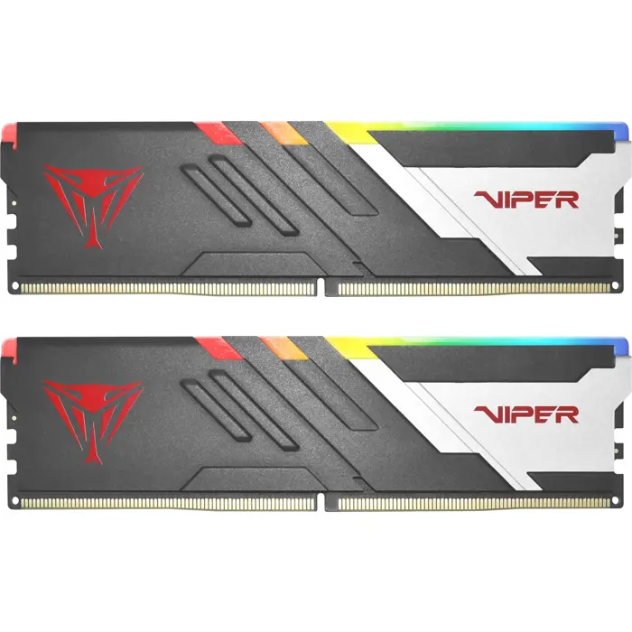 Patriot DDR5 - 32GB - 6000 - CL - 30 (2x 16 GB) dual kit, memory (black, PVVR532G600C30K, Viper Venom RGB, INTEL XMP, AMD EXPO)