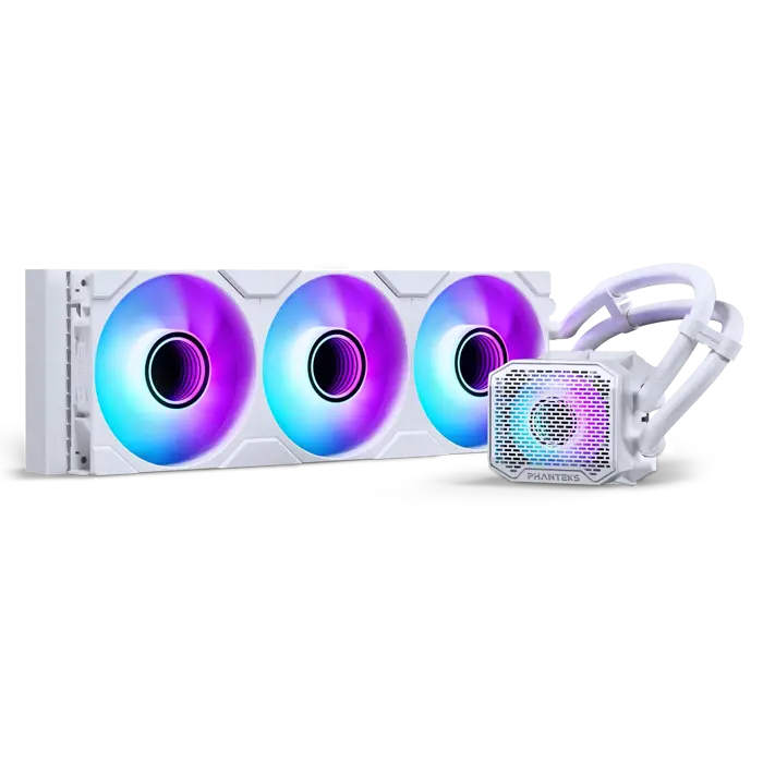 PHANTEKS Glacier One 360M25 Gen2 DRGB AiO Vodeno hlađenje - 360 mm, white-PH-GO360M25G2_DWT02