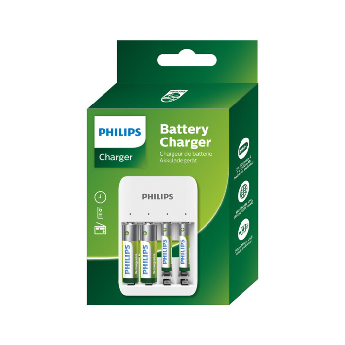 Philips punjač za baterije SCB4013NB