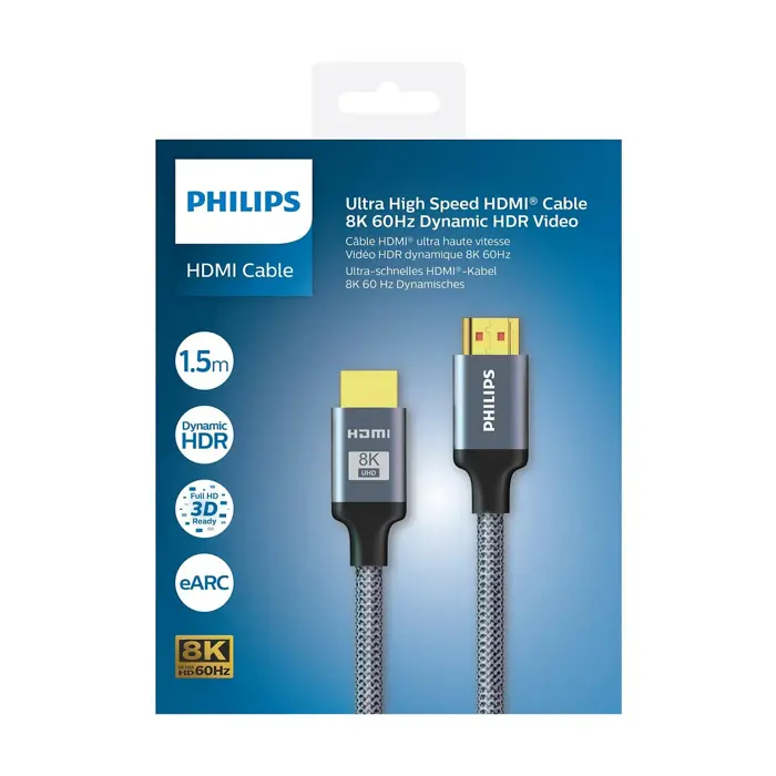 Philips Ultra-High-Speed HDMI kabel, 1.5m, 8K