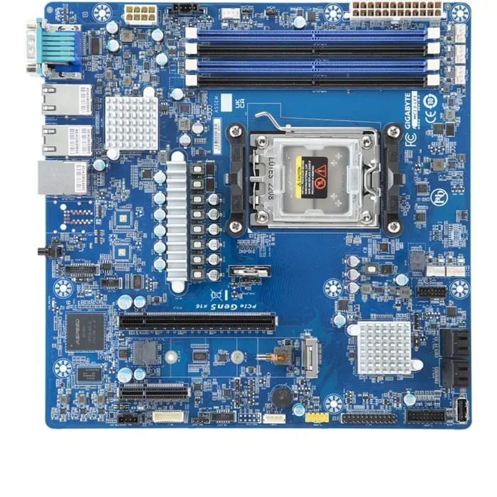 Matična ploča Gigabyte MC13-LE1 1x AM5 AMD Epyc 4004/Ryzen 7000 B650E (4xDIMM, 4x SATA, 1xM.2, 2x10Gbe, IPMI, mATX)