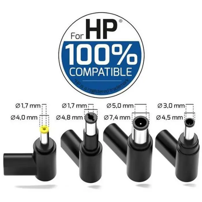 Port punjač 100W GaN2 USB-C za HP NB, 4 nastavka
