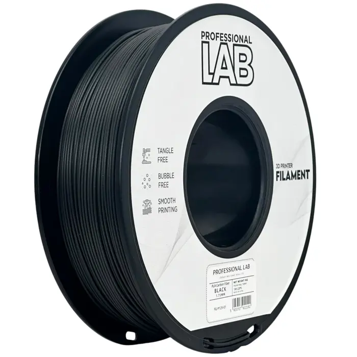 PREMIUM 3D FILAMENT PLA Carbon Fiber BLACK 1KG
