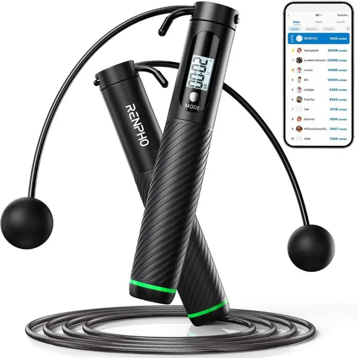RENPHO Smart Jump Rope – bežična preskakovalna vrvica z nasadkom