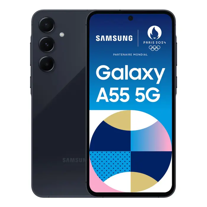 Samsung Galaxy A55 5G 16.8 cm (6.6") Hybrid Dual SIM Android 14 USB Type-C 8 GB 128 GB 5000 mAh Navy