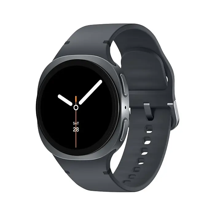 Samsung Galaxy Watch 8 3.3 cm (1.3") AMOLED 40 mm Digital 438 x 438 pixels Touchscreen 4G Graphite Wi-Fi GPS (satellite)