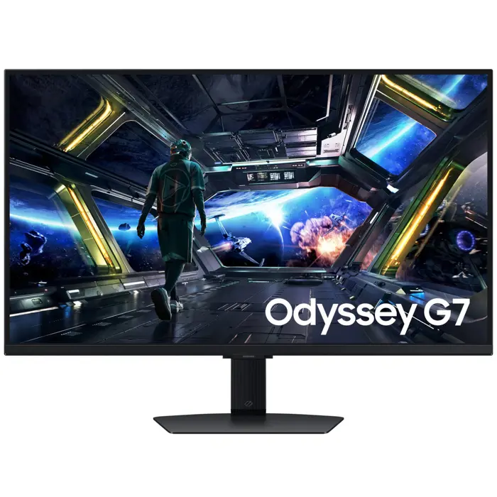Samsung Odyssey G7 G70D, 32 Zoll 4K Gaming Monitor, 144Hz, IPS, G-SYNC Compatible-LS32DG702EUXEN