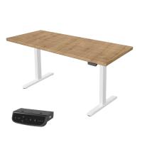 UVI STANDARD V2 električni sit-stand stol - Chalet Oak i bijeli okvir - 2718
