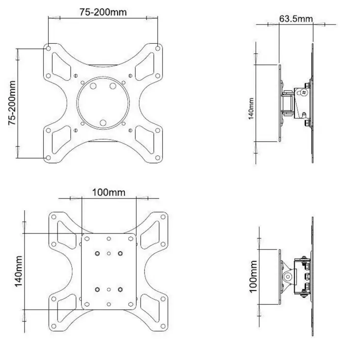 techly-19-37-wall-bracket-for-led-lcd-tv-tilt-1-swivel-black-52534-tvathluch0003.webp