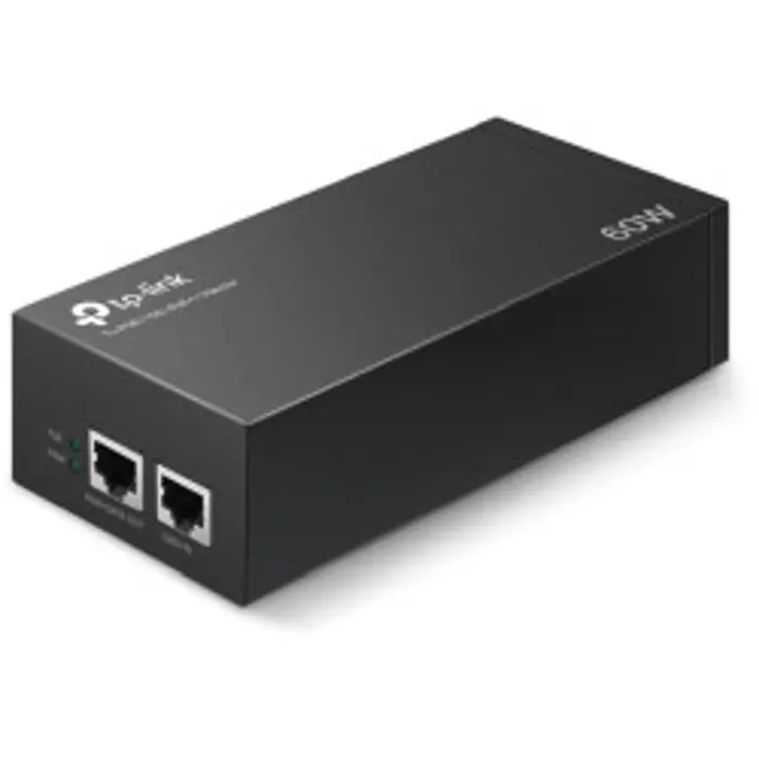 TP-Link PoE++ Injector Adapter, 1×Gbit PoE Port, 1×Gbit Non-PoE Port, 802.3at/af/bt, Data+Power po istom kablu do 100m, metalno kućište