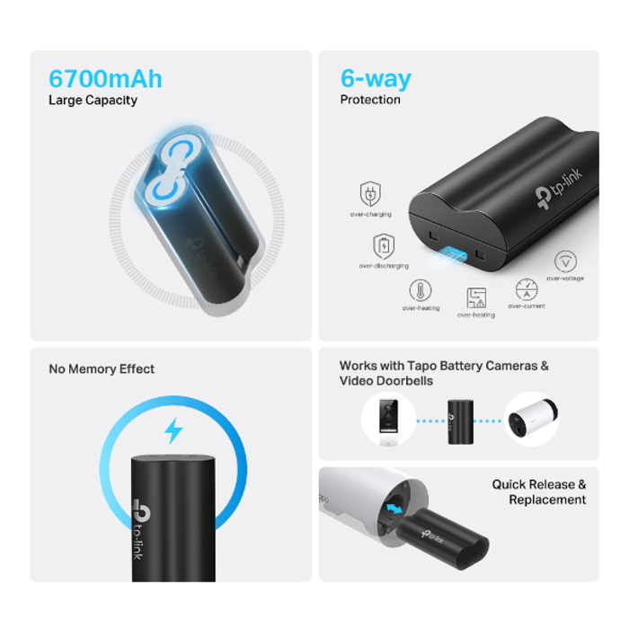 TP-Link Tapo A100, Tapo Battery Pack
