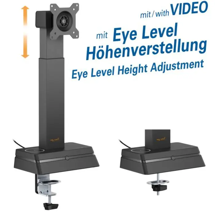 Transmedia Monitor mount with eye-level height adjustment
