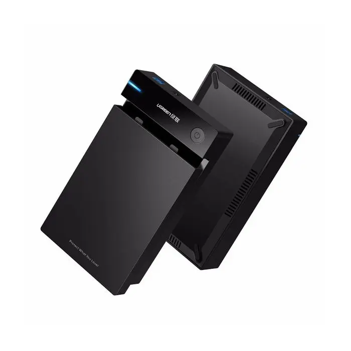 Ugreen 3.5'' USB 3.0 to SATA HDD enclosure for disk - box.