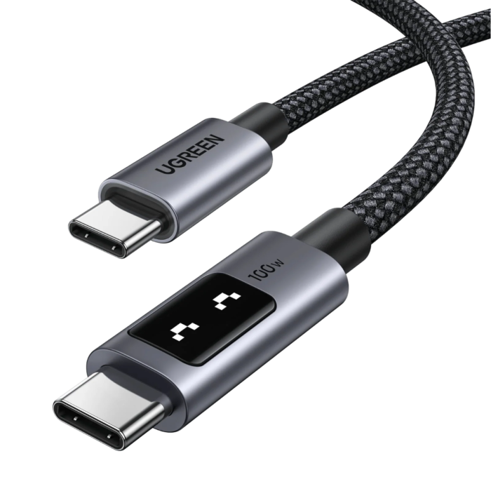 Ugreen Uno USB-C na USB-C polnilni kabel 100W, 1M