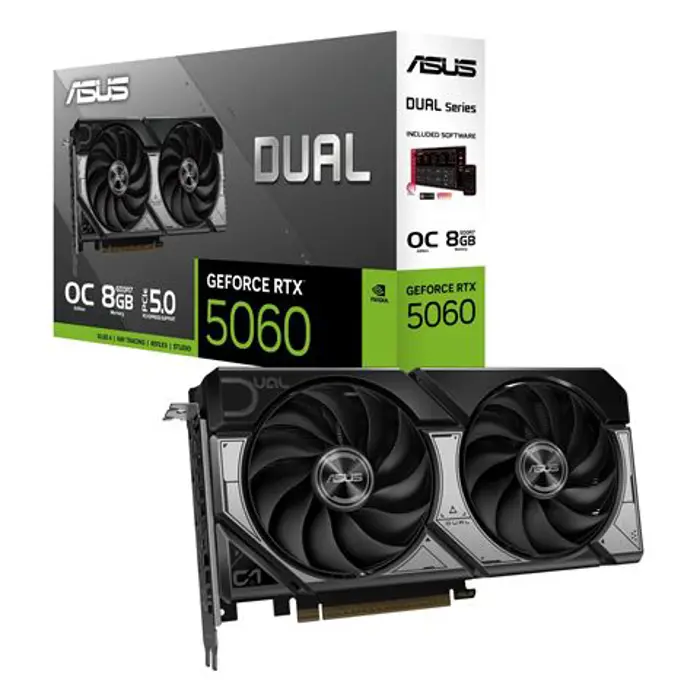 ASUS Dual RTX 5060 8GB GDDR7,  DUAL-RTX5060-O8G