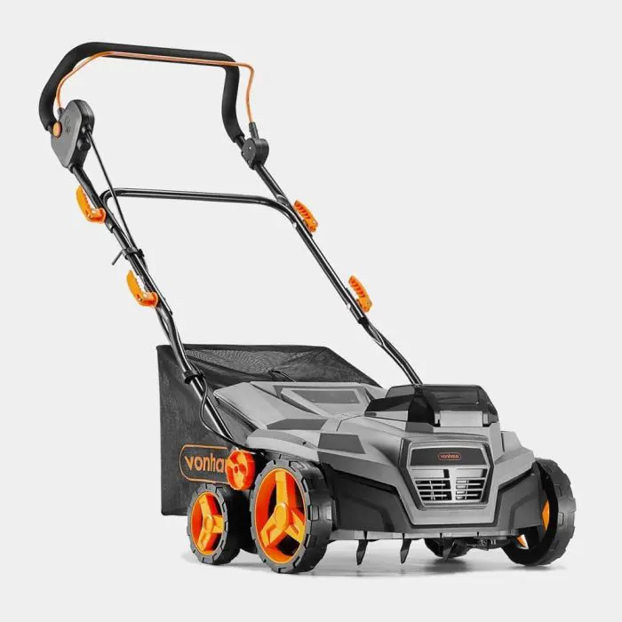 VonHaus 2-v-1 bežični prezračevalnik in vertikulator za trato, 40 V