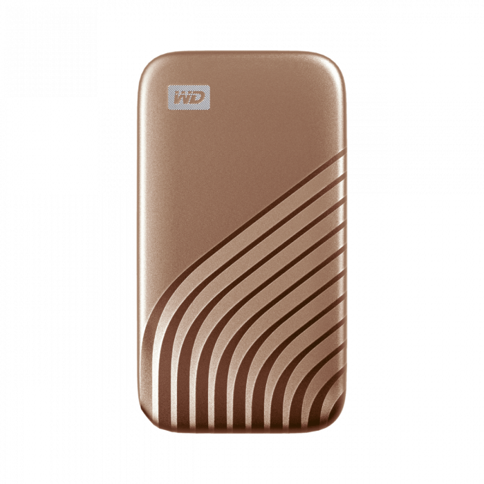 WD My Passport SSD 2TB, USB-C 3.2 gold