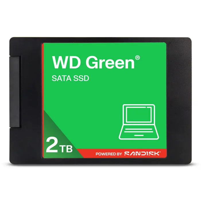 Western Digital Green WD ™ SATA SSD 2,5"/7 mm POWERED BY SANDISK 2 TB