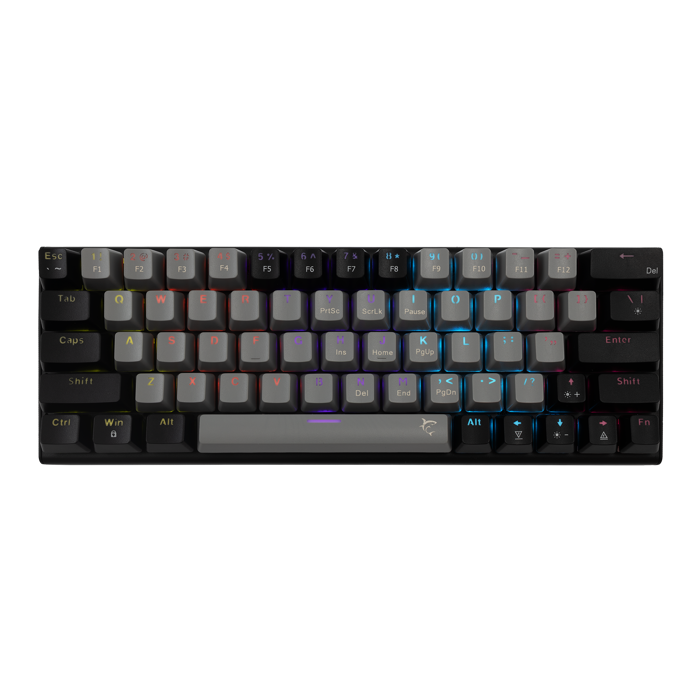 WHITE SHARK gaming tipkovnica GK-002721V2 WAKIZASHI-2 sivo crna pl.sw US