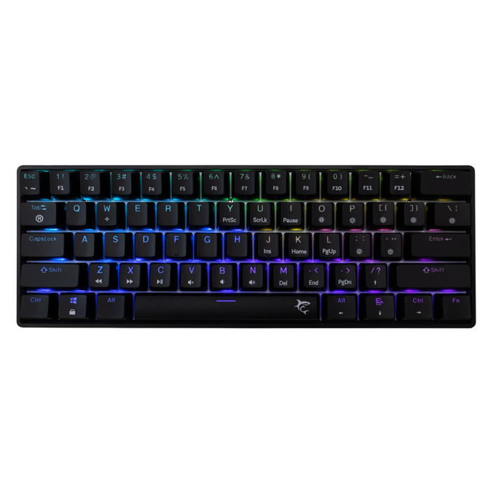 WHITE SHARK gaming tipkovnica GK-004121 SHINOBI-2 crna pl.sw. US