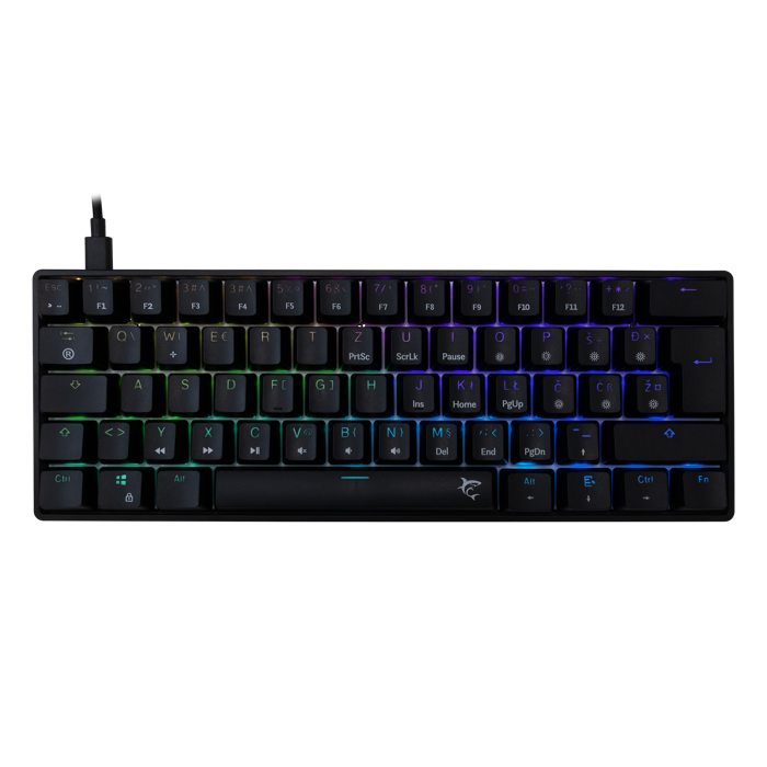 WHITE SHARK gaming tipkovnica GK-004132 SHINOBI-2 crna sm.sw.