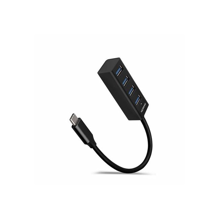 USB HUB AXAGON HUE-M1C Slim, 4x USB3.2, USB Type-C konektor, 20cm