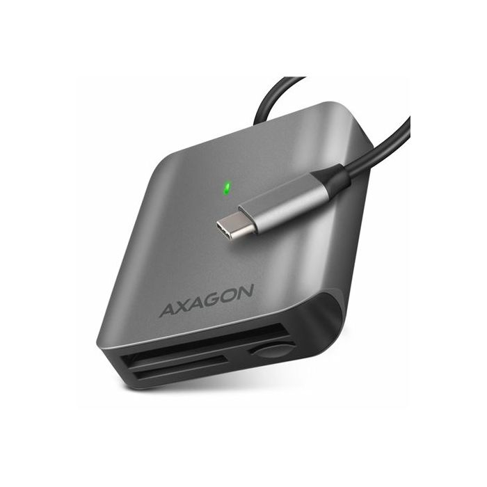 Čitač pametnih kartica AXAGON CRE-S3C SUPERSPEED USB-C UHS-II READER