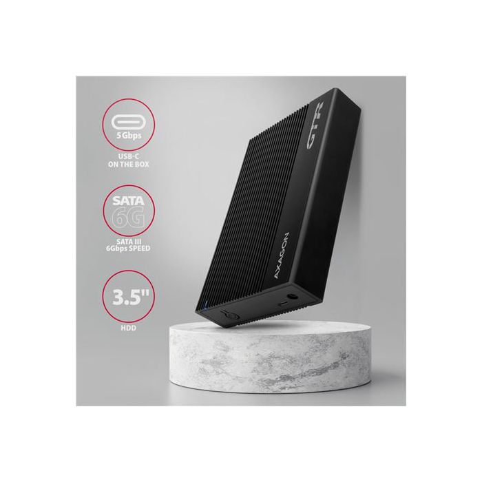 HDD Ladica 3.5" SATA 6G->USB3.2 EE35-GTR, AXA