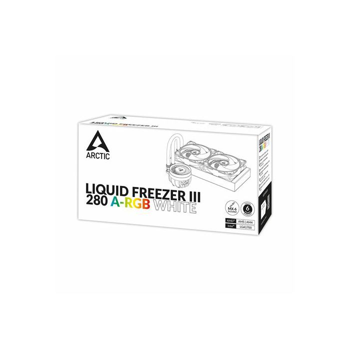 Vodeno hlađenje za procesor Arctic Liquid Freezer III 280 A-RGB(white), ACFRE00151A