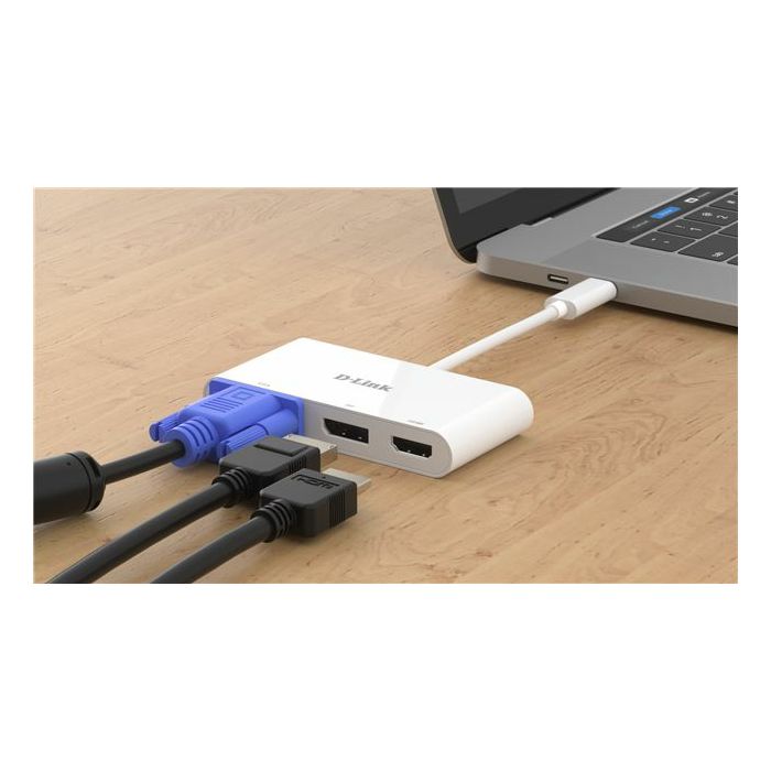 D-Link USB-C Hub 3 u 1 DUB-V310