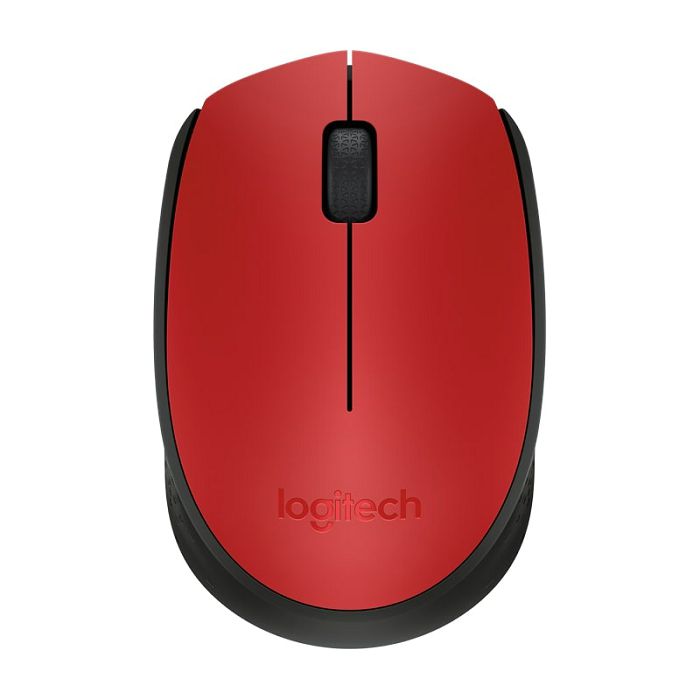 Miš LOGITECH M171, optički, bežični, crveni