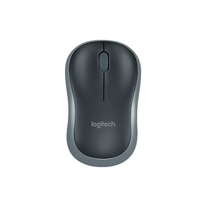 Miš LOGITECH M185, optički, bežični, 1000dpi, crno-sivi