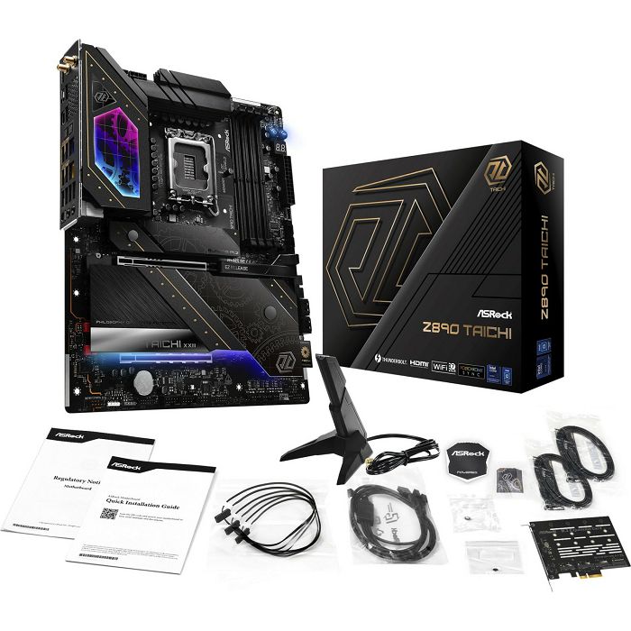 ASRock Z890 Taichi, Intel Z890 Mainboard - Sockel 1851 - DDR5-90-MXBPR0-A0UAYZ
