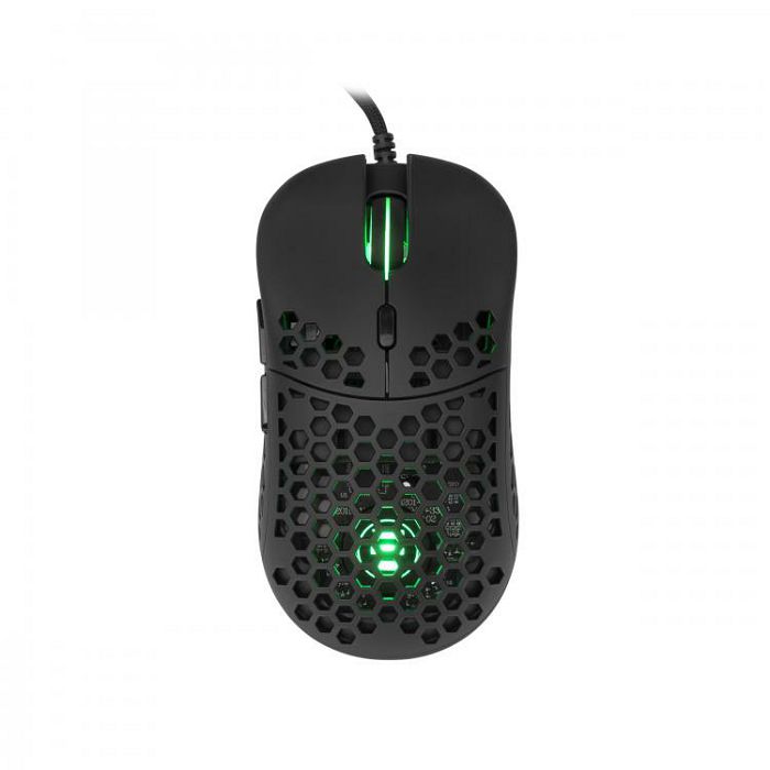 WHITE SHARK Premium RGB gaming miš ESL-M4 NAGINATA crni 16.000dpi + POKLON gaming podloga