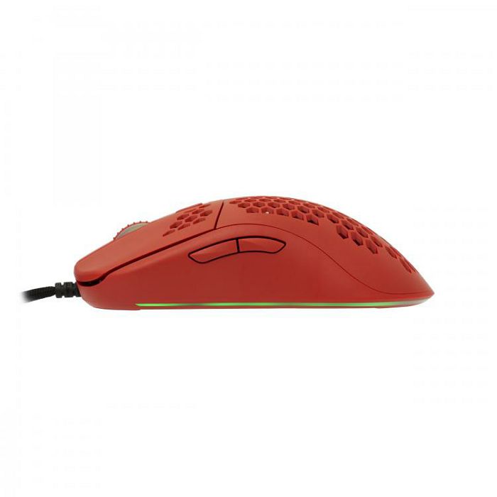 WHITE SHARK RGB gaming miš GALAHAD crveni 6400dpi