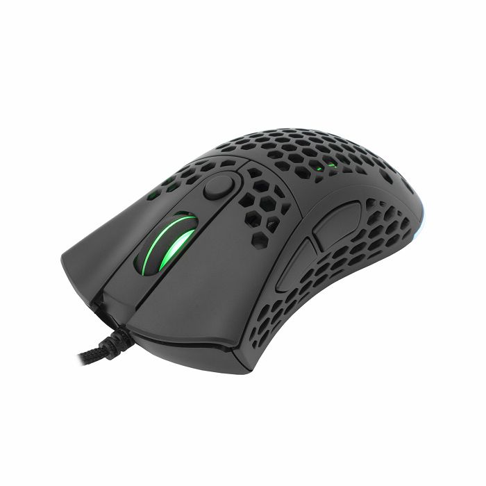 ESHARK profesionalni RGB gaming miš ESL-M6 SHURIKEN crni 19.000dpi + POKLON gaming podloga