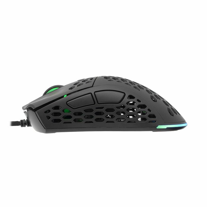 ESHARK profesionalni RGB gaming miš ESL-M6 SHURIKEN crni 19.000dpi + POKLON gaming podloga