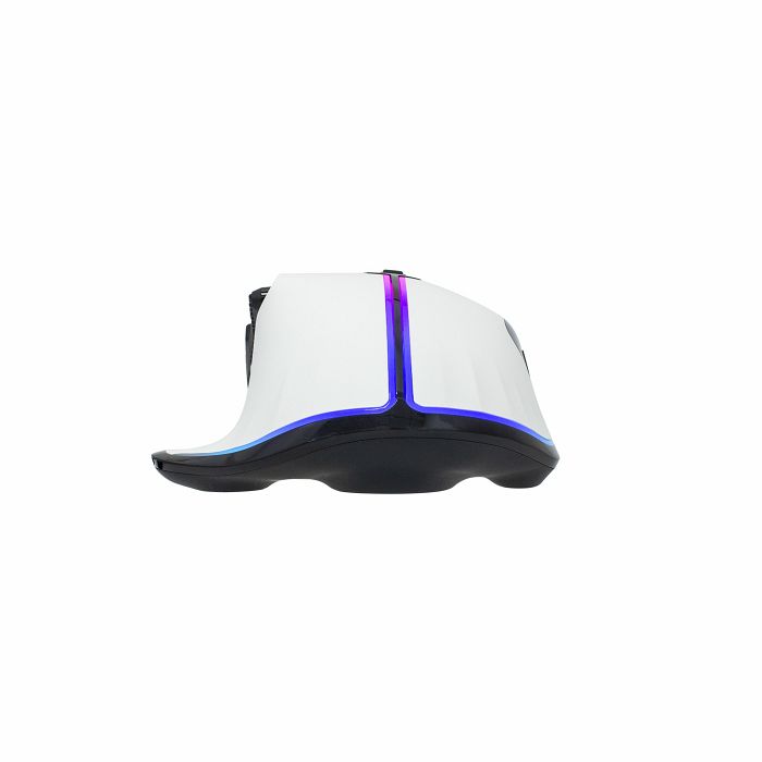 WHITE SHARK RGB gaming miš GM-9006 MARROK bijeli 12.000dpi