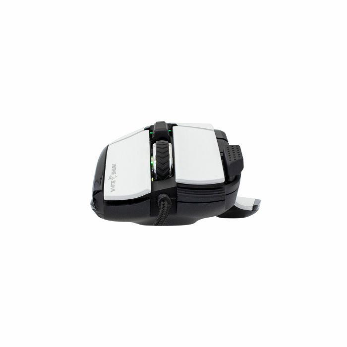 WHITE SHARK RGB gaming miš GM-9006 MARROK bijeli 12.000dpi