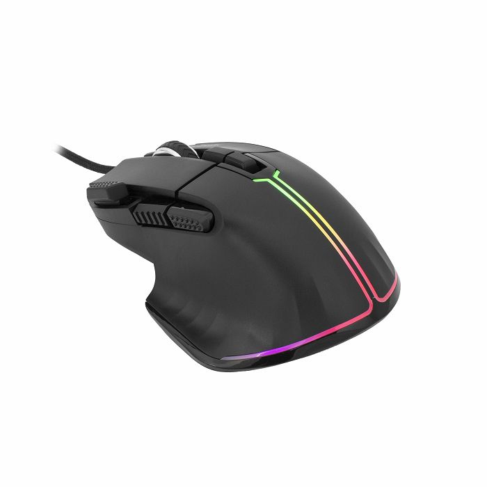 WHITE SHARK RGB gaming miš GM-9006 MARROK crni 12.000dpi