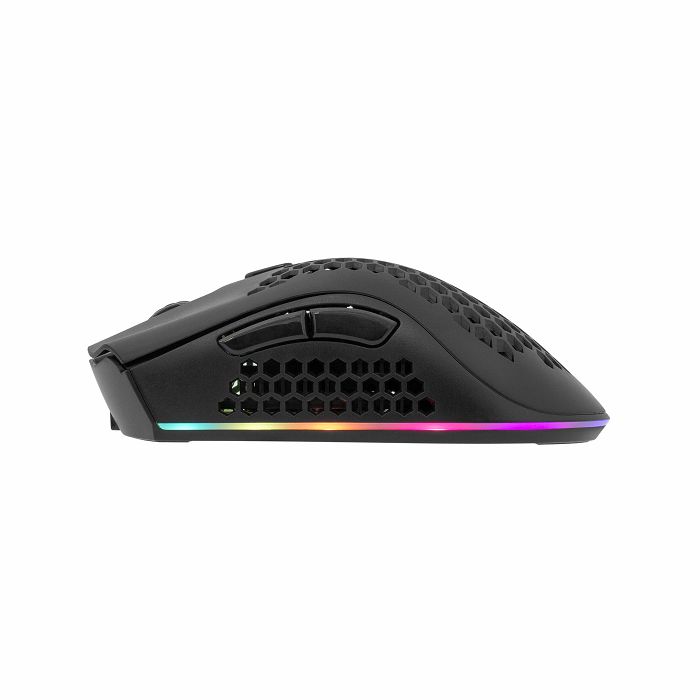 WHITE SHARK RGB gaming bežični miš WGM-5012 LIONEL 10.000dpi crni