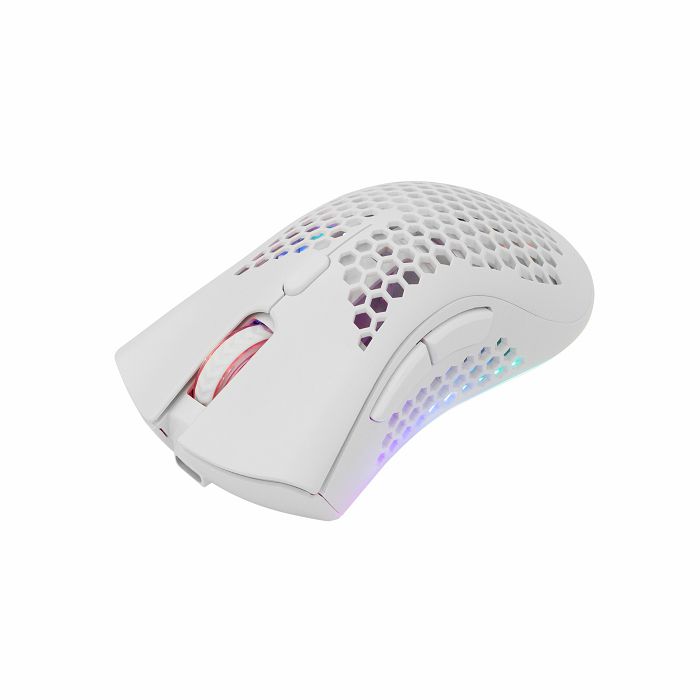 WHITE SHARK RGB gaming bežični miš WGM-5012 LIONEL 10.000dpi bijeli