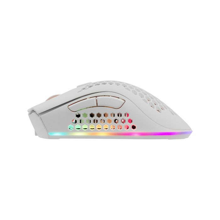 WHITE SHARK RGB gaming bežični miš WGM-5012 LIONEL 10.000dpi bijeli
