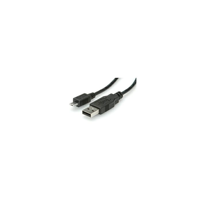 Roline USB2.0 kabel TIP A(M) na Micro B(M), 3.0m, crni