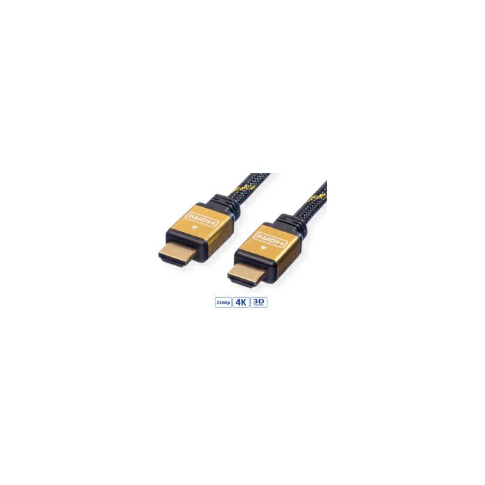Roline GOLD HDMI kabel sa mrežom, M/M, 10m