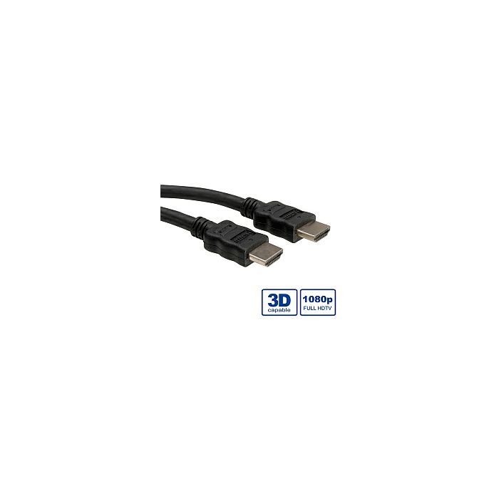 Roline HDMI kabel sa mrežom, HDMI M - HDMI M, 5.0m