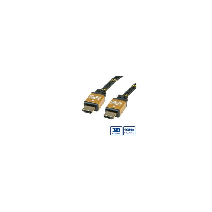 Roline GOLD HDMI kabel, M/M, 20m (pozlaćeni konektori)
