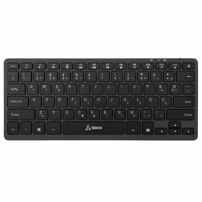 SBOX bluetooth tipkovnica BT-05 HR srebrna